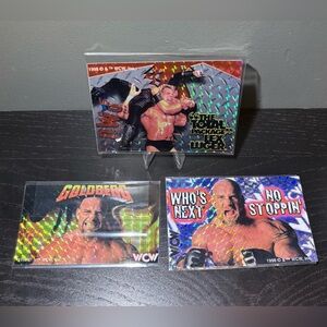 WCW Wrestling Sticker Card Lot